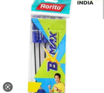 Rorito Bmax Ball Pen Pack of 5Pen Blue