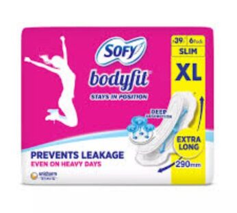Sofy bodyfit maintains hygiene deep absorbent sheet XL 6pads