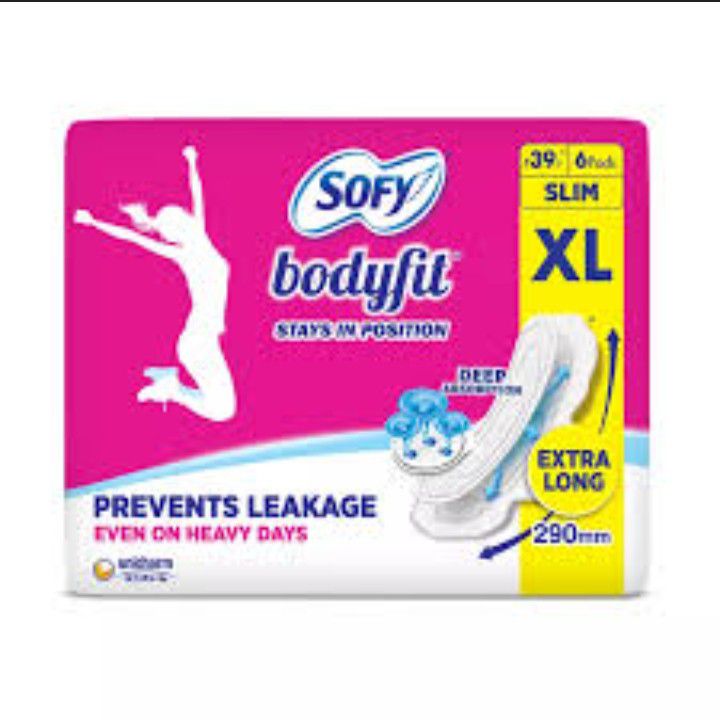 Sofy bodyfit maintains hygiene deep absorbent sheet XL 6pads