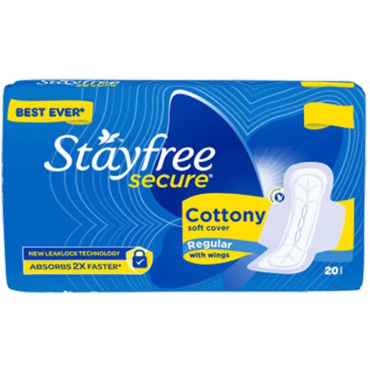 Stayfree Secure cottony soft cover regular 18 Pcs