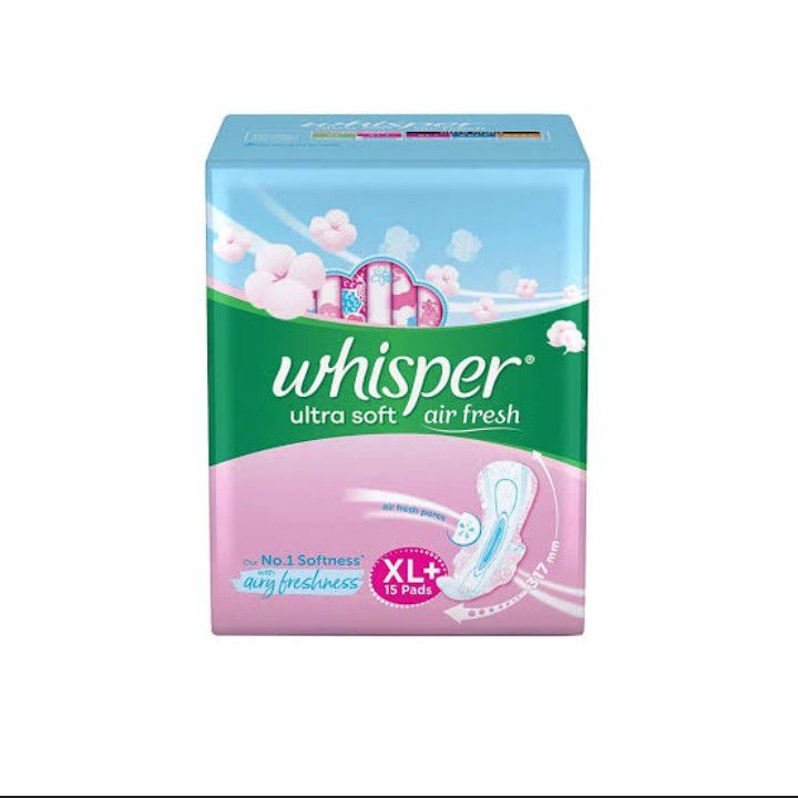 Whisper Ultra Soft Air Fresh XL+ 15N