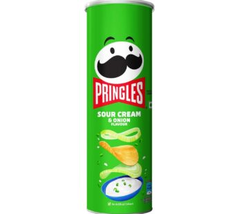 Pringles Sour Cream Onion Potato Chips 107 gms