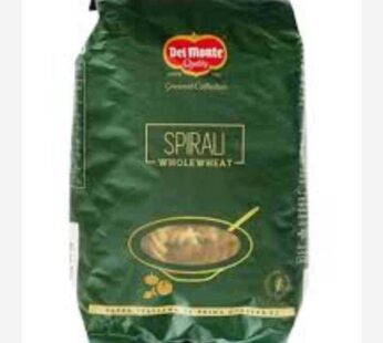 Del Monte Whole Wheat Spirali Pasta 500 Gms