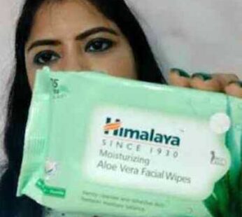 Himalaya Moisturizing Aloe Vera Facial Wipes 25N
