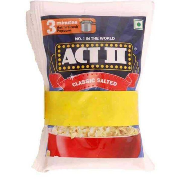 Act II Classic Salted popcorn 60g *3