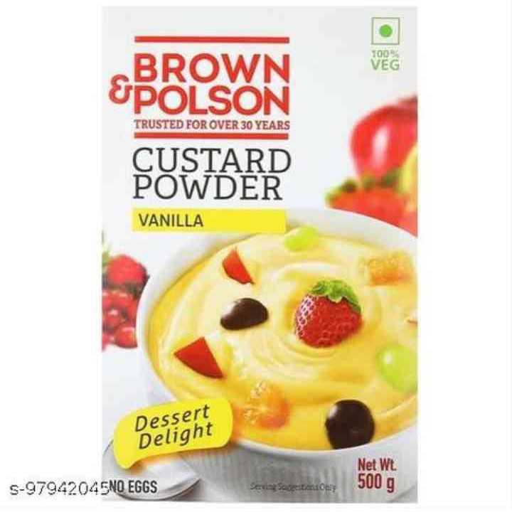 Brown   Polson Vanilla Custard Powder 100 Gms