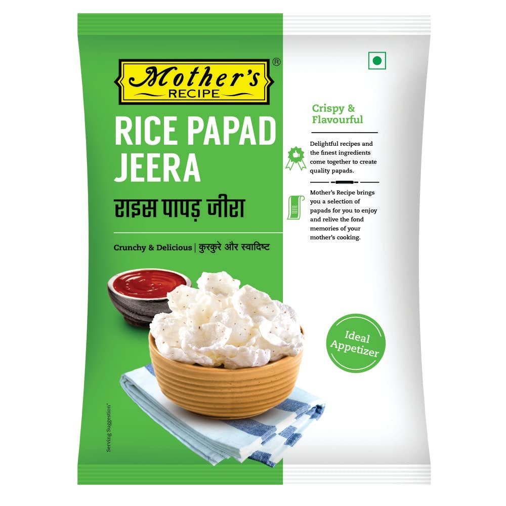 Mothers Recipe Rice Papad Jeera 75 Gms