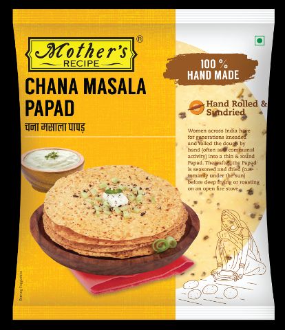 Mothers Recipe Channa Masala Papad 200 Gms