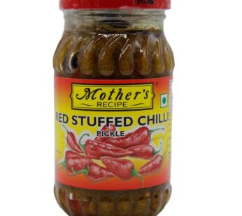 Mothers Recipe Red Stuffed Chilli Pickle 400 Gms