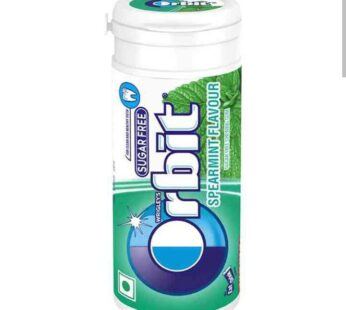 Orbit Sugar Free Spearmint Flavour Chewing Gum 22 gms