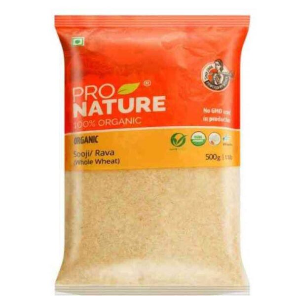 Pro Nature Sooji Rava Regular 500 Gms