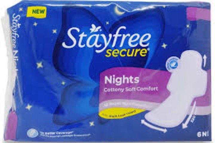Stayfree secure nights cottony soft comfort 6pads