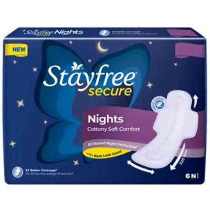 Stayfree secure nights cottony soft comfort 6pads - Image 2