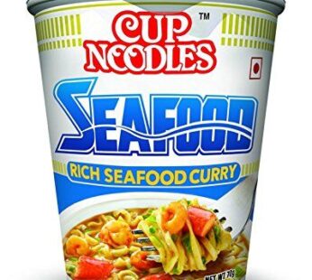 Nissin Rich Seafood Curry Cup Noodles 70 Gms