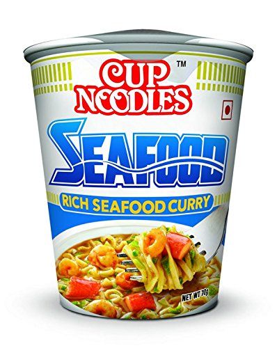 Nissin Rich Seafood Curry Cup Noodles 70 Gms