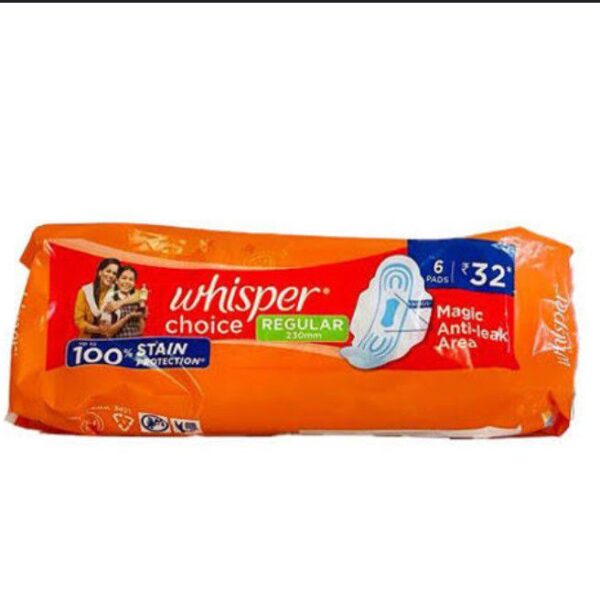 Whisper Choice Regular With Wings 6N