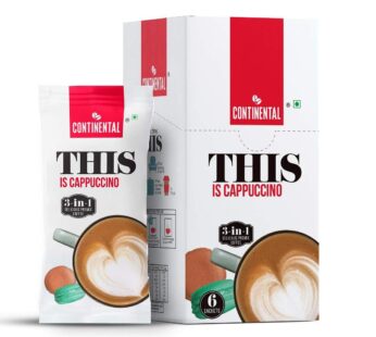 Continental Cappuccino 3 in 1 Delicious Premix Coffee 6N x 22g ( Buy 5 and get 1)