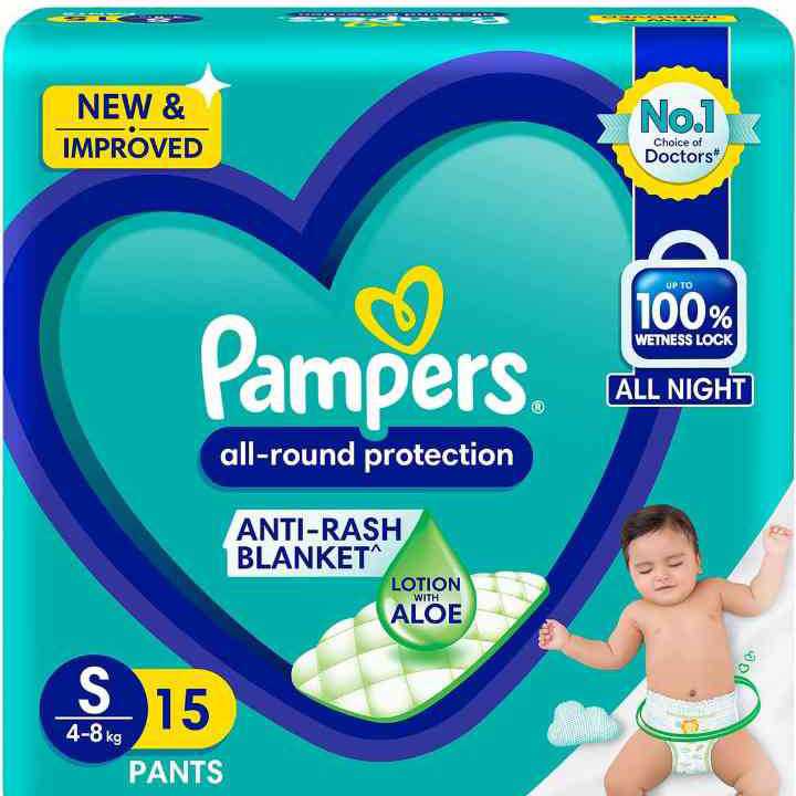 Pampers All Round Protection Small  S  Pants 16 pants