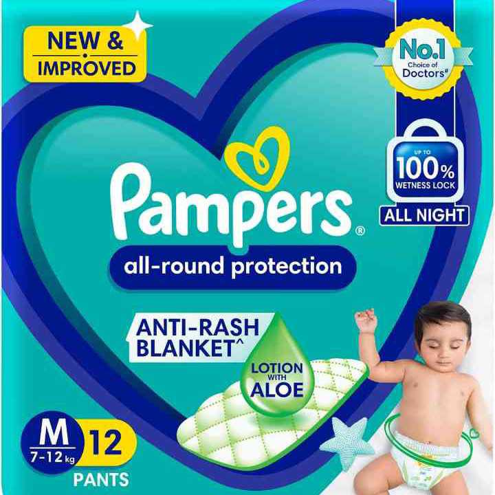 Pampers Medium All Round Protection 12 pants
