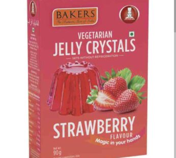Bakers Vegetarian Jelly Crystals Strawbery Flavour 90g
