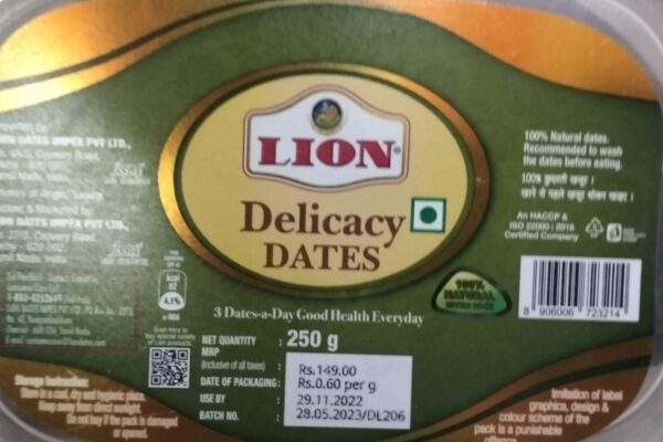 Lion Delicacy Dates 250g