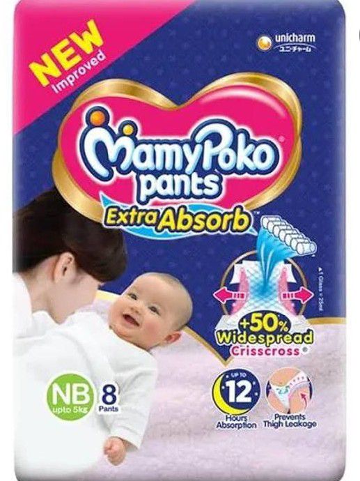 Mamypoko Extra Absorb Crisscross NB Pants 9N