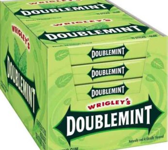 Wrigleys Double mint peppermint Classic Gum 3.8g tub