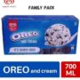 Kwality Walls Oreo Cream Ice Cream 700ml