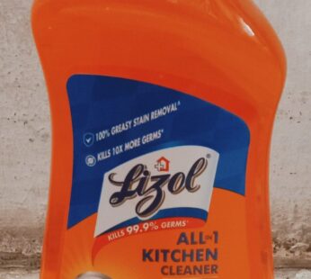 Lizol All IN 1 Kitchen Cleaner Disinfectant Orange Zest (400ML)