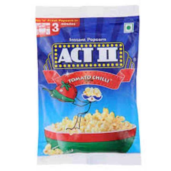 Act ii Tomato Chilli Flavour Popcorn 59g