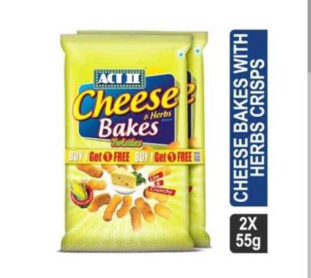 Act II Cheese Herbs Bake Twisties 2 x 55g