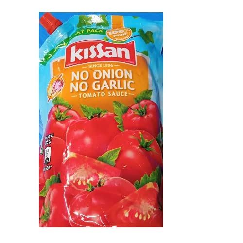Kissan No onion No Garlic Tomato Sauce refill 450g