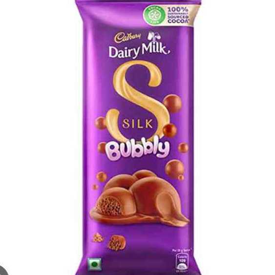 Cadbury Dairy Milk Silk Bubbly Bubble 120g