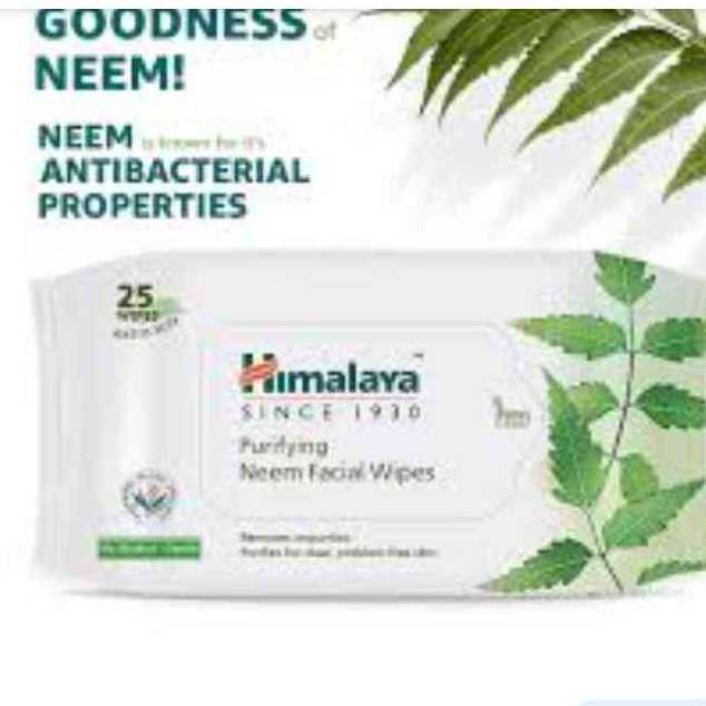 Himalaya purifying neem facial wipes 25w