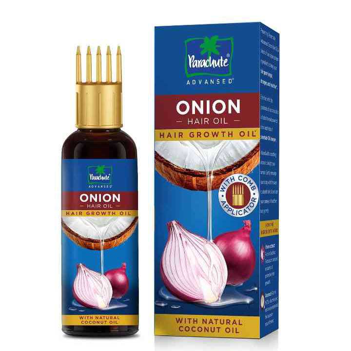 parachute advansed onion non sticky hair oil 90ml