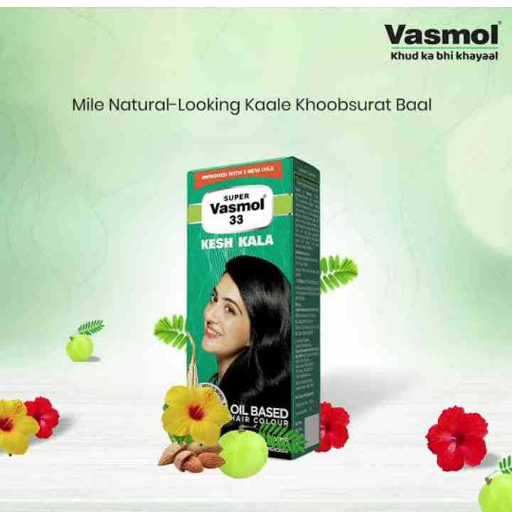 super vasmol 33 kesh kala oil based 100ml