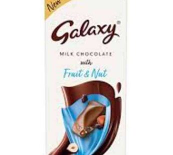Galaxy milk chocolate with fruit g nut 52g