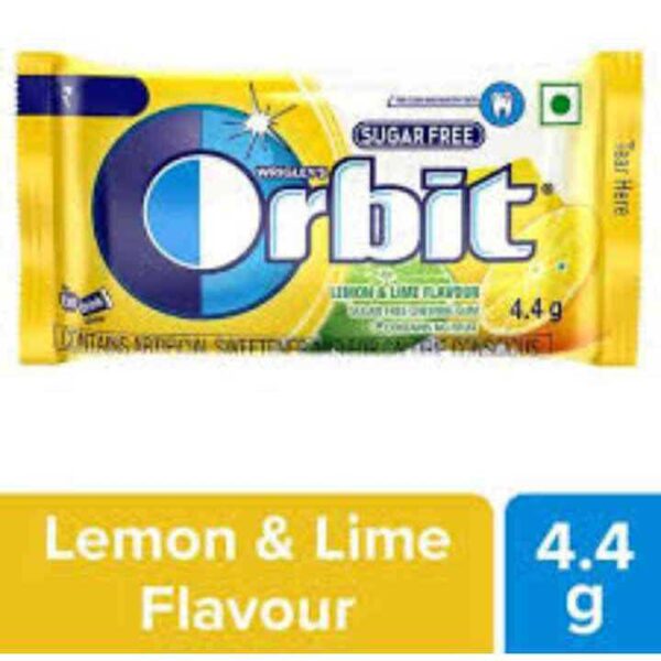 Orbit sugar-free lemon lime flavour 4.4g