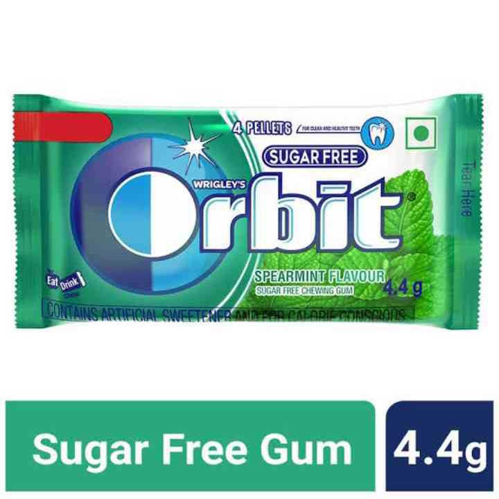 Orbit sugar-free spearmint flavour 4.4g