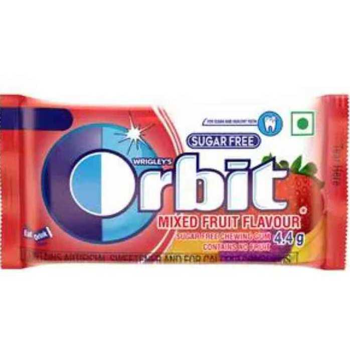 Orbit sugar-free mixed fruit flavour 4.4g
