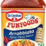 funfoods arrabbiata spicy pasta sauce