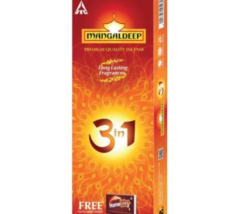 Mangaldeep 3 in 1 long lasting fragnance agarbatti