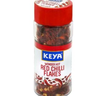 keya wonder hot red chilli flakes40g