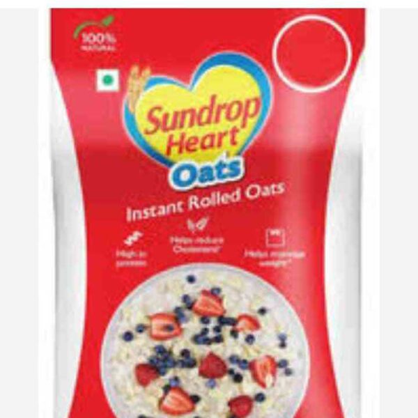 Sundrop heart oats instant rolled oats 1kg