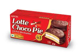 Lotte Choco Pie With Rich Marshmallow 168 Gms (6 x 28g)