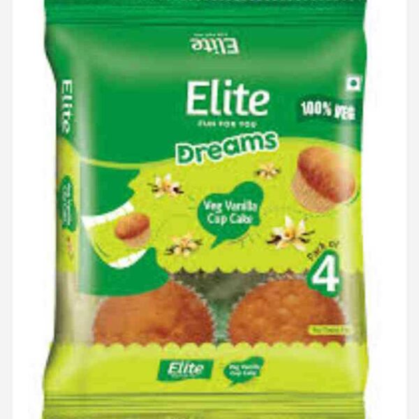Elite Dreams veg vanilla Cup Cake 100 gms