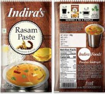 Indiras Tamarind Rasam Paste 50 Gms