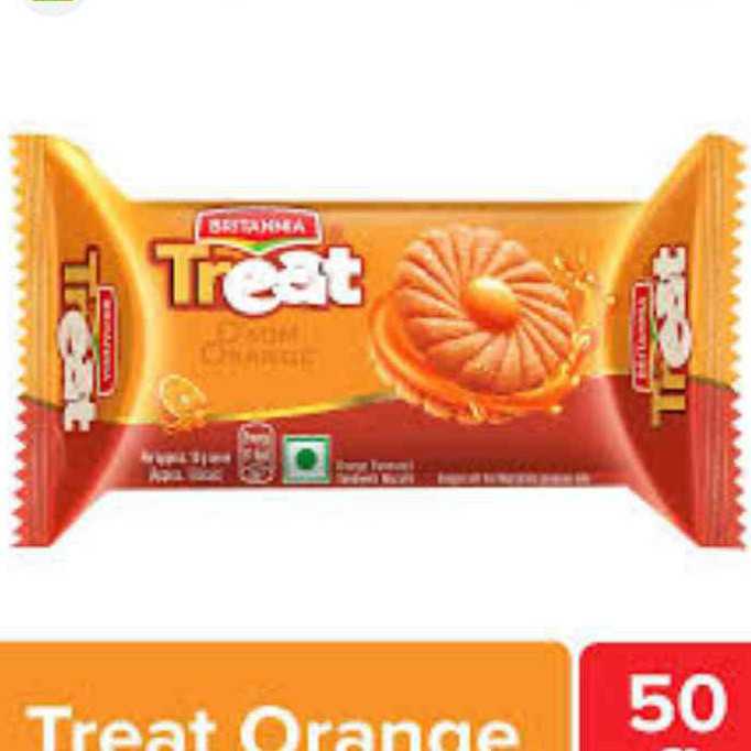 Britannia Treat Osom Orange Biscuits 60 gms