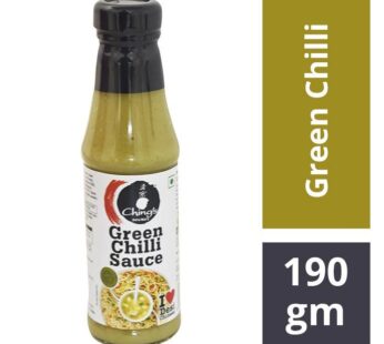 Chings Secret Green Chilly Sauce 190 Gms Bottle