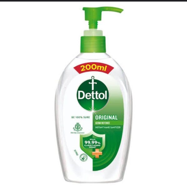 Dettol Instant Hand Sanitizer Original 200ml